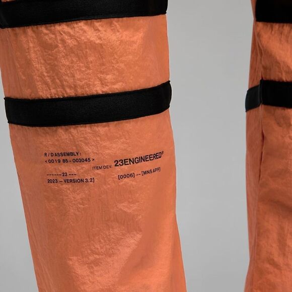 Air Jordan 23 Engineered Woven Pants Rust Oxide Black Men's Small S DV7699-872 - Picture 8 of 15